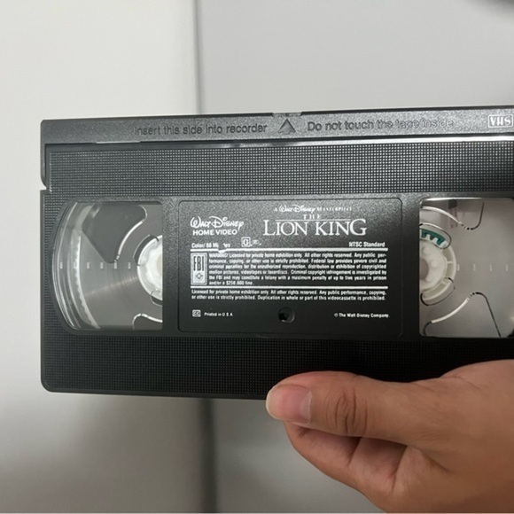 Disney The Lion King VHS 1995 Black Diamond Classic Vintage Disney Movie Tape - Picture 3 of 7